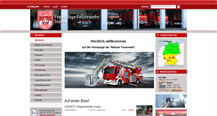 Desktop Screenshot of feuerwehr-tettau.de